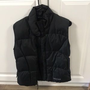 Black down vest